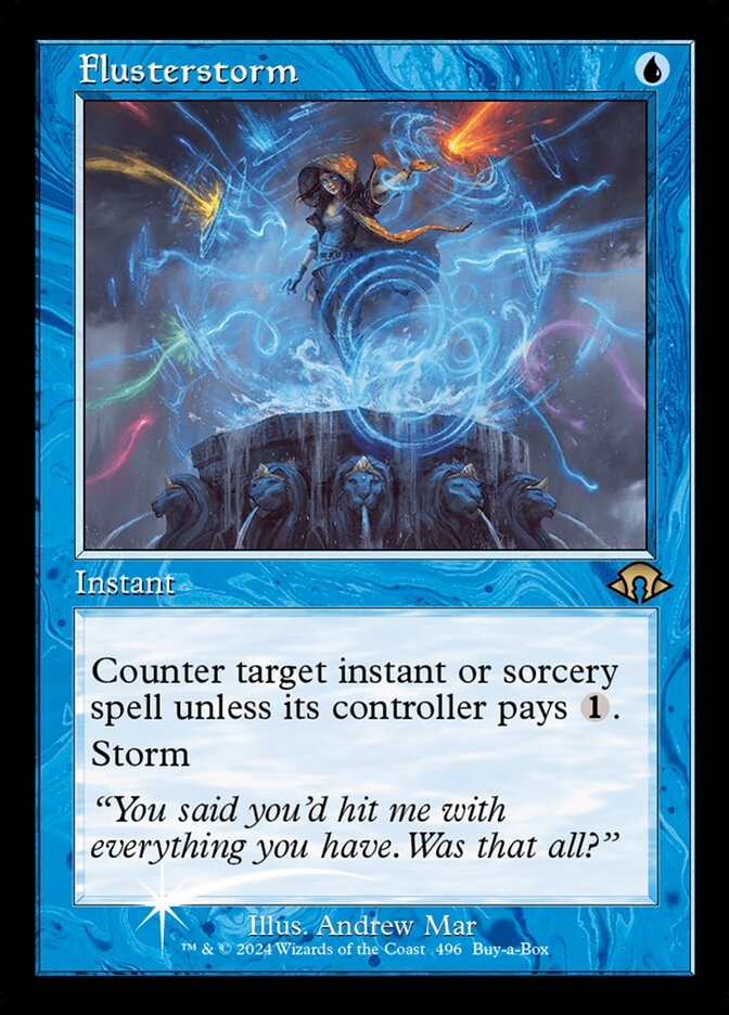 Flusterstorm 496 (Buy-A-Box Promos)  - Foil | Good Games North