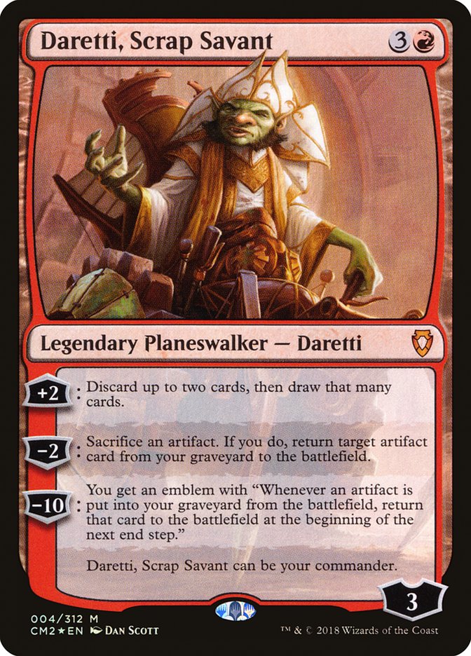 Daretti, Scrap Savant 4 (Commander Anthology Volume II)  - Foil | Good Games North
