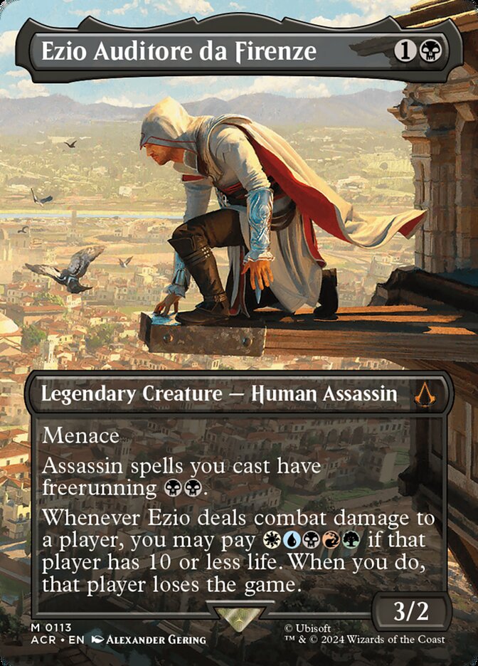 Ezio Auditore da Firenze 113 (Universes Beyond: Assassin's Creed)  - Borderless | Good Games North