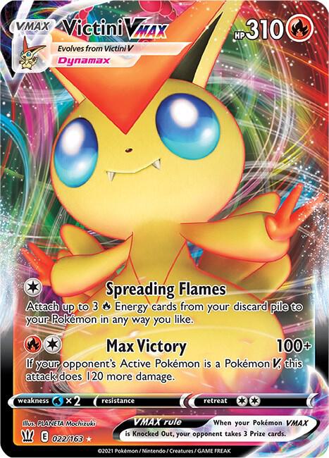 Victini VMAX 022/163 (SWSH05: Battle Styles)  - Holofoil | Good Games North