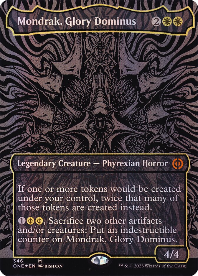 Mondrak, Glory Dominus 346/271 (Phyrexia: All Will Be One)  - Oil Slick Foil | Good Games North