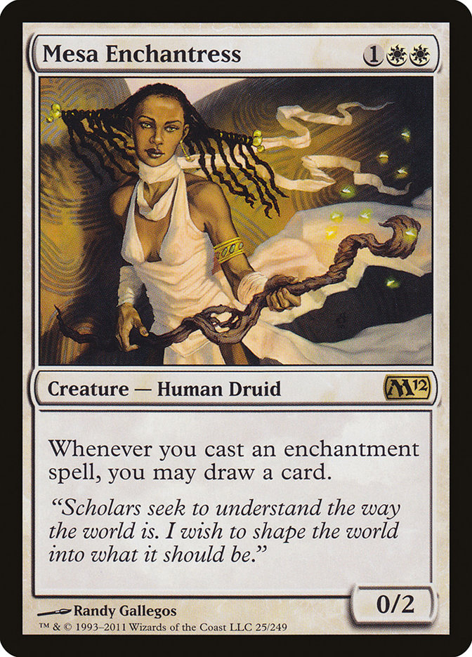 Mesa Enchantress 25/249 (Magic 2012 (M12))  | Good Games North