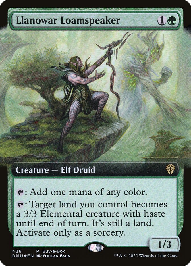 Llanowar Loamspeaker 428/281 (Buy-A-Box Promos)  - Foil | Good Games North