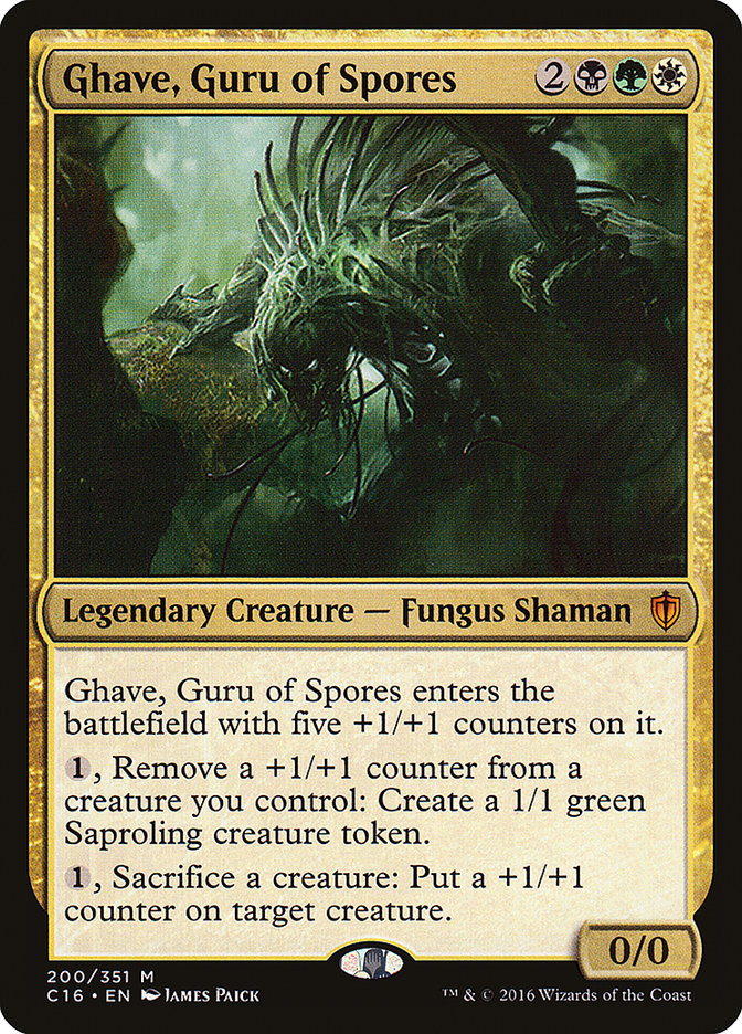Ghave, Guru of Spores 200/351 (Commander 2016)  | Good Games North