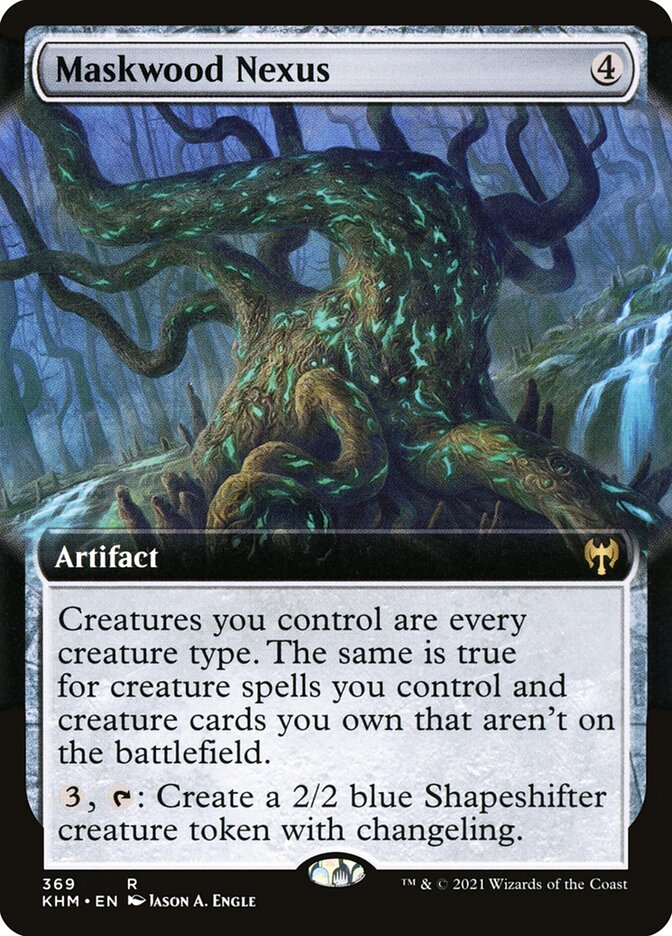 Maskwood Nexus 369 (Kaldheim)  - Extended Art Foil | Good Games North