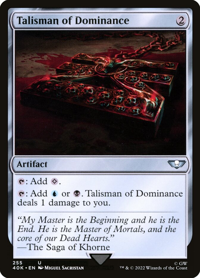 Talisman of Dominance 255 (Universes Beyond: Warhammer 40,000)  | Good Games North