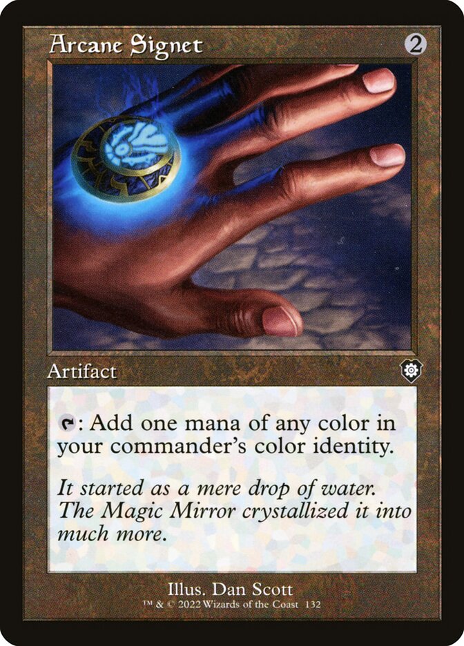 Arcane Signet Retro Frame 132 (Commander: The Brothers' War)  | Good Games North