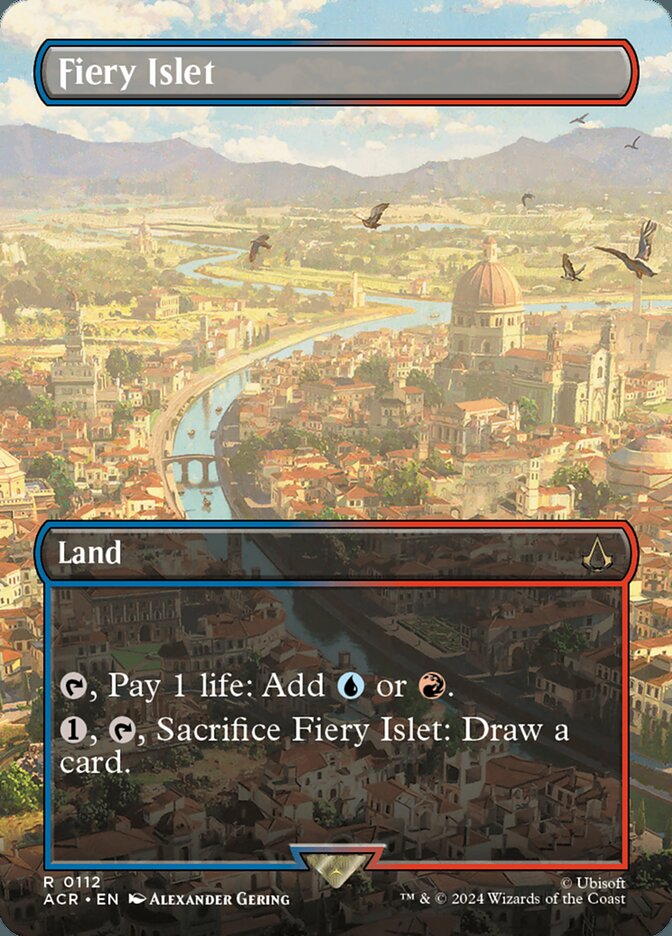 Fiery Islet 112/110 (Universes Beyond: Assassin's Creed)  - Borderless | Good Games North