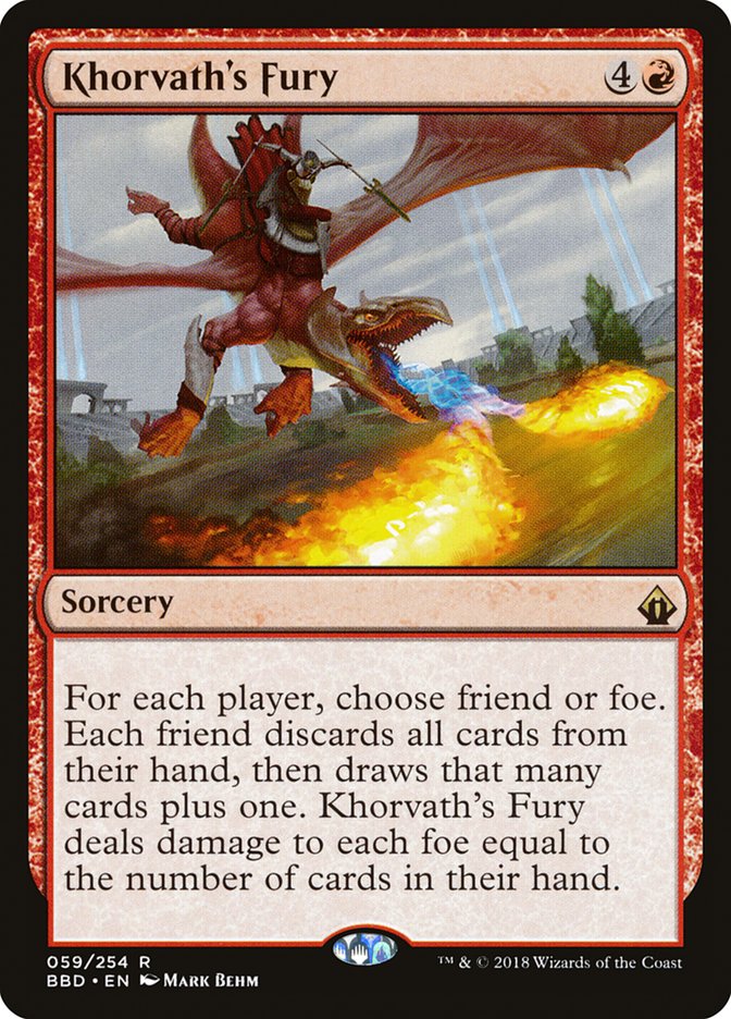 Khorvath's Fury 59 (Battlebond)  - Foil | Good Games North