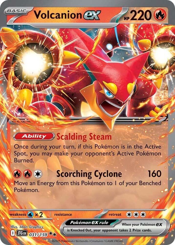 Volcanion ex 031/159 (SV09: Journey Together)  - Holofoil | Good Games North