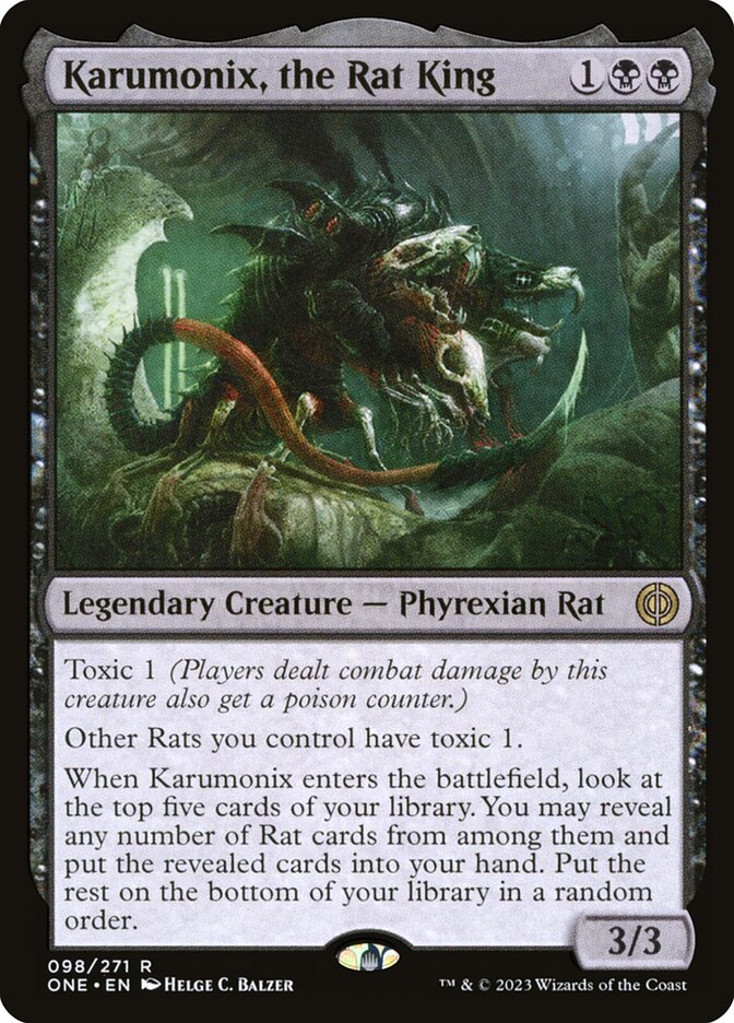 Karumonix, the Rat King (Phyrexia: All Will Be One)  - undefined | Good Games North