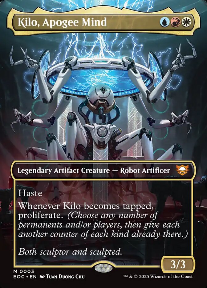 Kilo, Apogee Mind 3 (Commander: Edge of Eternities)  - Borderless Foil | Good Games North