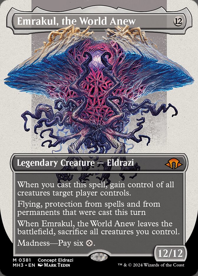 Emrakul, the World Anew 381/319 (Modern Horizons 3)  - Borderless | Good Games North