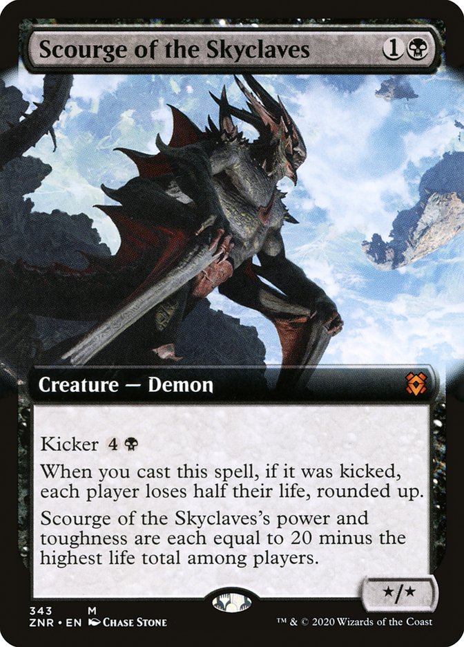 Scourge of the Skyclaves 343/280 (Zendikar Rising)  - Extended Art Foil | Good Games North