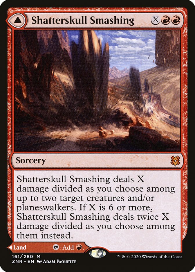 Shatterskull Smashing // Shatterskull, the Hammer Pass 161 (Zendikar Rising)  - Foil | Good Games North