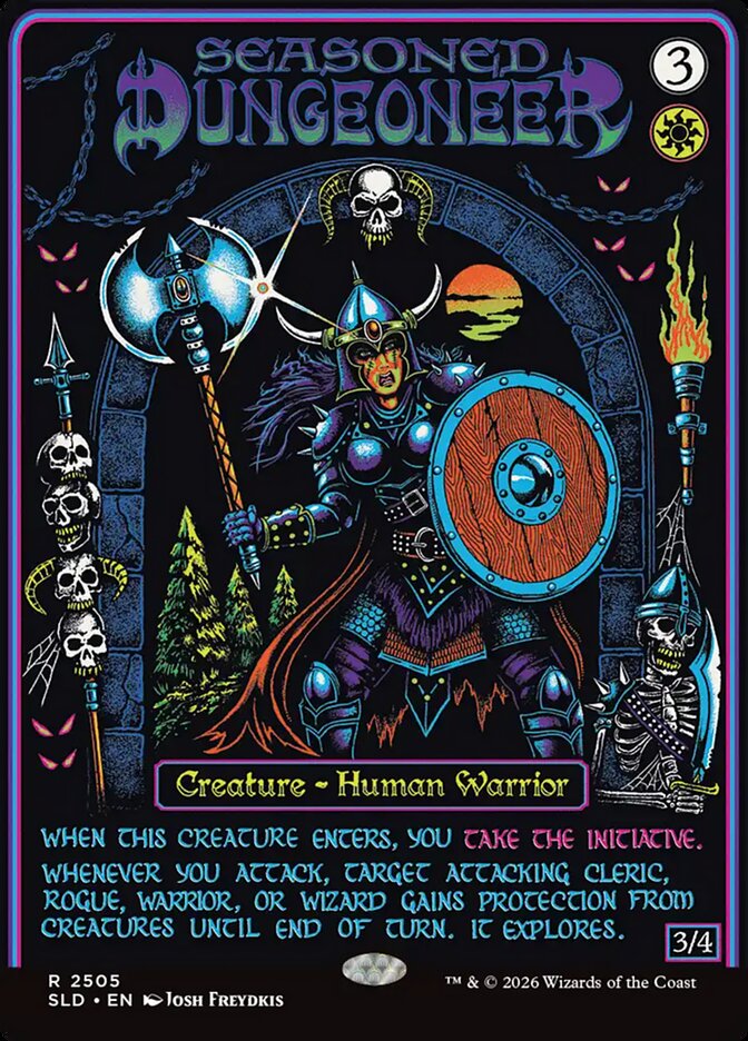 Seasoned Dungeoneer 2505 (Secret Lair Drop Series)  - Borderless Foil | Good Games North
