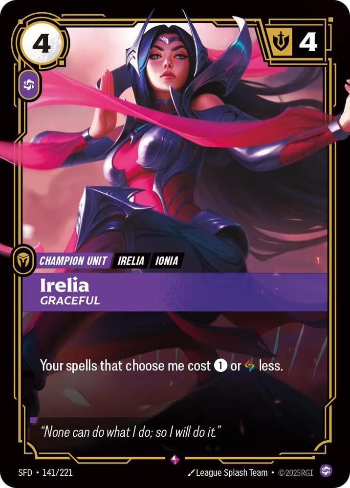 Irelia Graceful (Spiritforged)  - Foil | Good Games North
