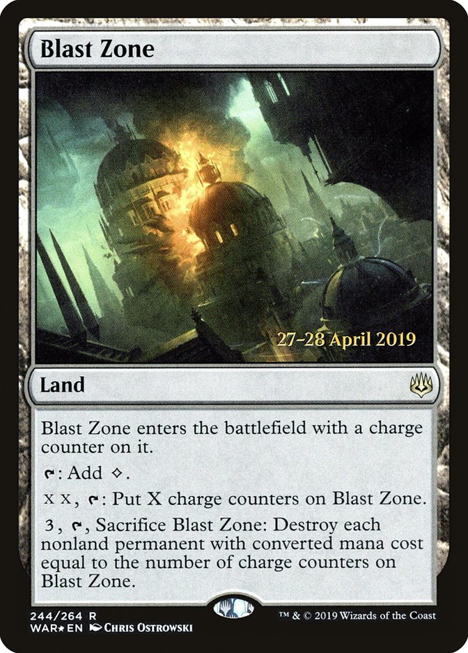 Blast Zone 244 (Prerelease Cards)  - Foil | Good Games North