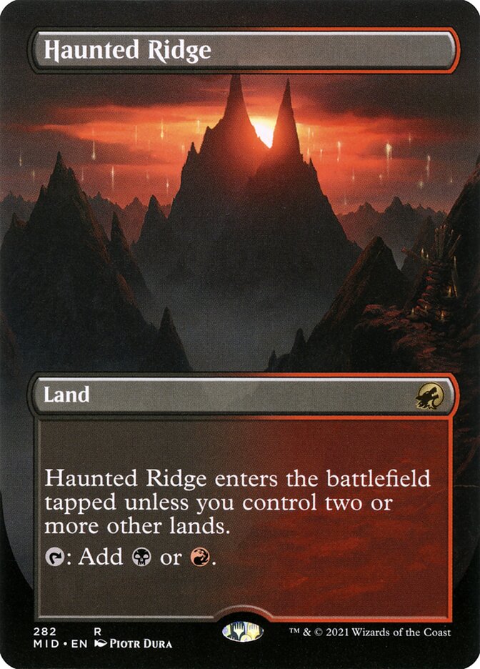 Haunted Ridge 282/277 (Innistrad: Midnight Hunt)  - Foil | Good Games North