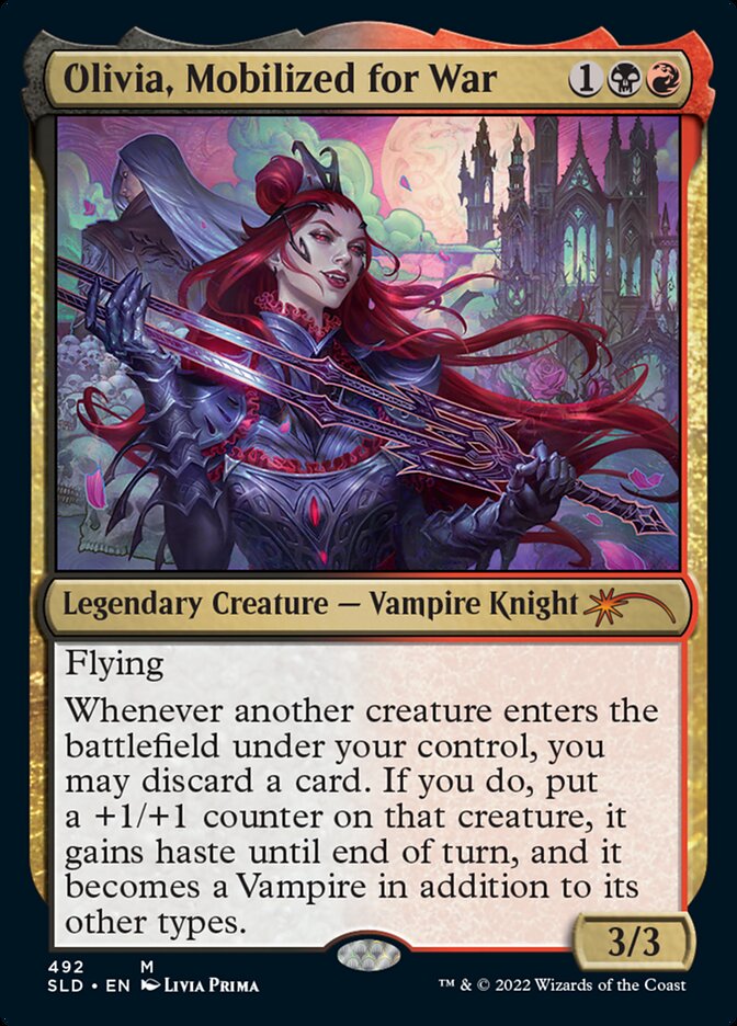 Olivia, Mobilized for War 492/1 (Secret Lair Drop Series)  - Foil | Good Games North