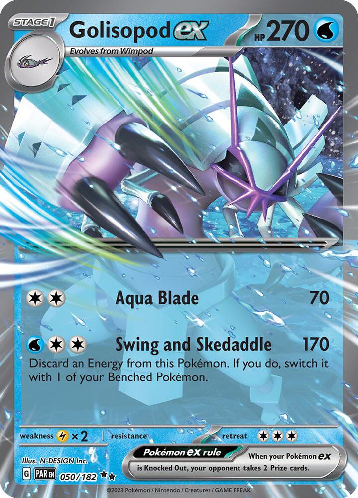 Golisopod ex 050/182 (SV04: Paradox Rift)  - Holofoil | Good Games North