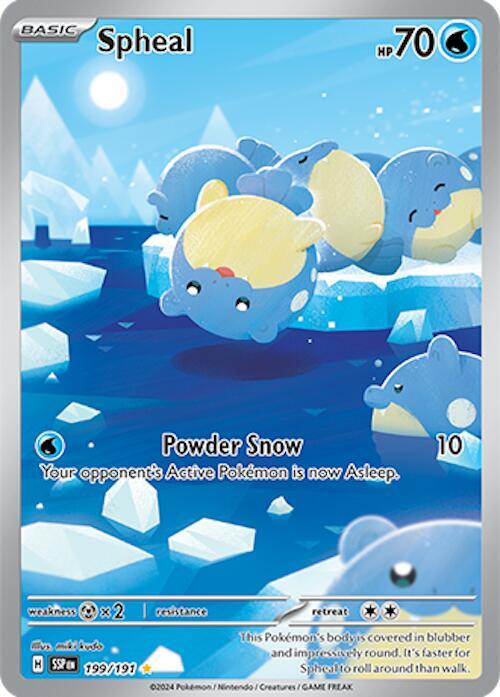 Spheal 199/191 (SV08: Surging Sparks)  - Holofoil | Good Games North