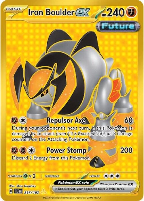 Iron Boulder ex 217/162 (SV05: Temporal Forces)  - Holofoil | Good Games North