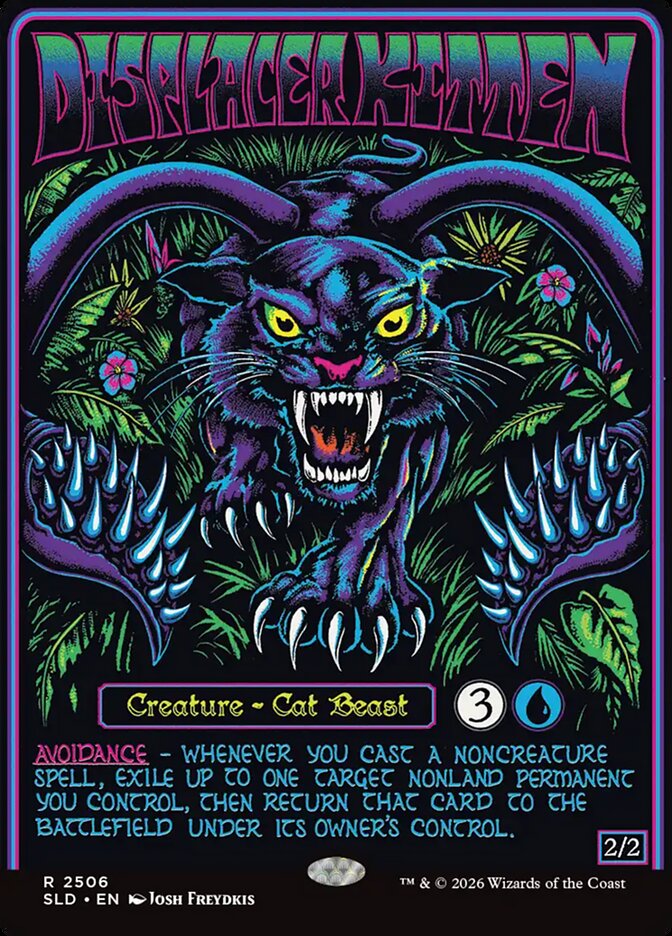 Displacer Kitten 2506 (Secret Lair Drop Series)  - Borderless | Good Games North