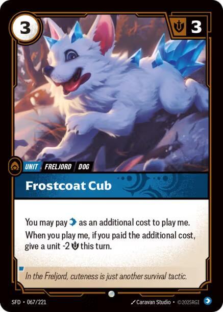 Frostcoat Cub (Spiritforged)  - Foil | Good Games North