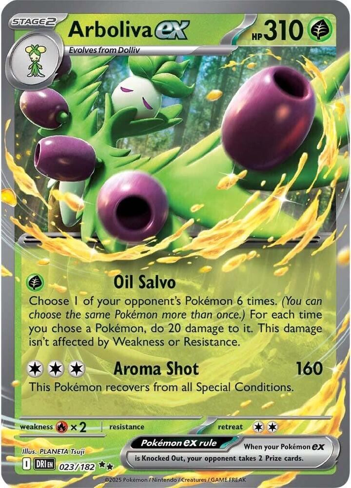 Arboliva ex 023/182 (SV10: Destined Rivals)  - Holofoil | Good Games North