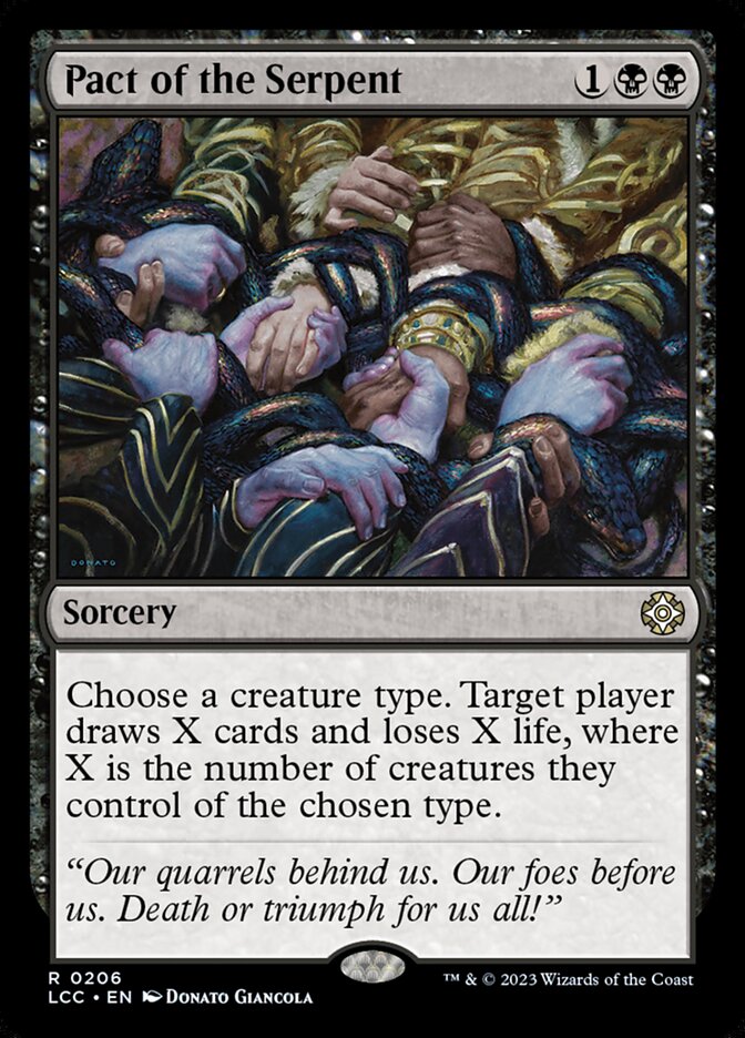 Pact of the Serpent 206/370 (Commander: The Lost Caverns of Ixalan)  | Good Games North
