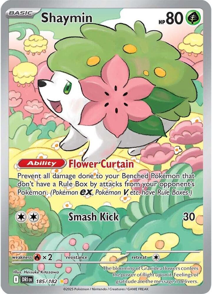 Shaymin 185/182 (SV10: Destined Rivals)  - Holofoil | Good Games North