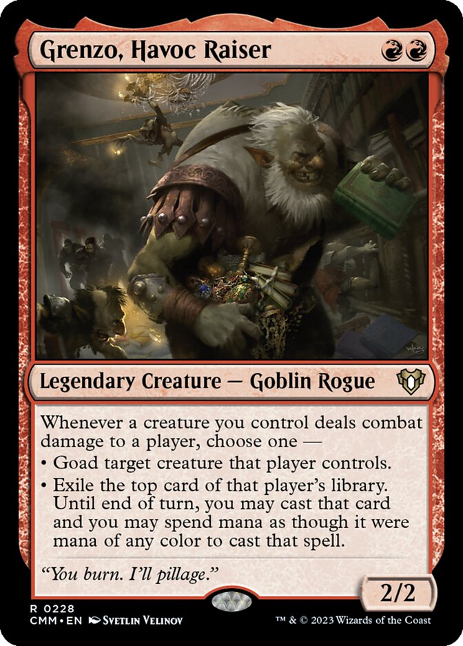 Grenzo, Havoc Raiser 228/451 (Commander Masters)  | Good Games North