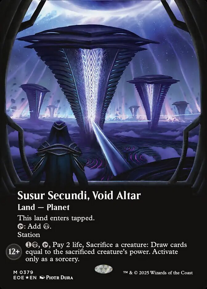 Susur Secundi, Void Altar 379 (Edge of Eternities)  - Borderless Galaxy Foil | Good Games North
