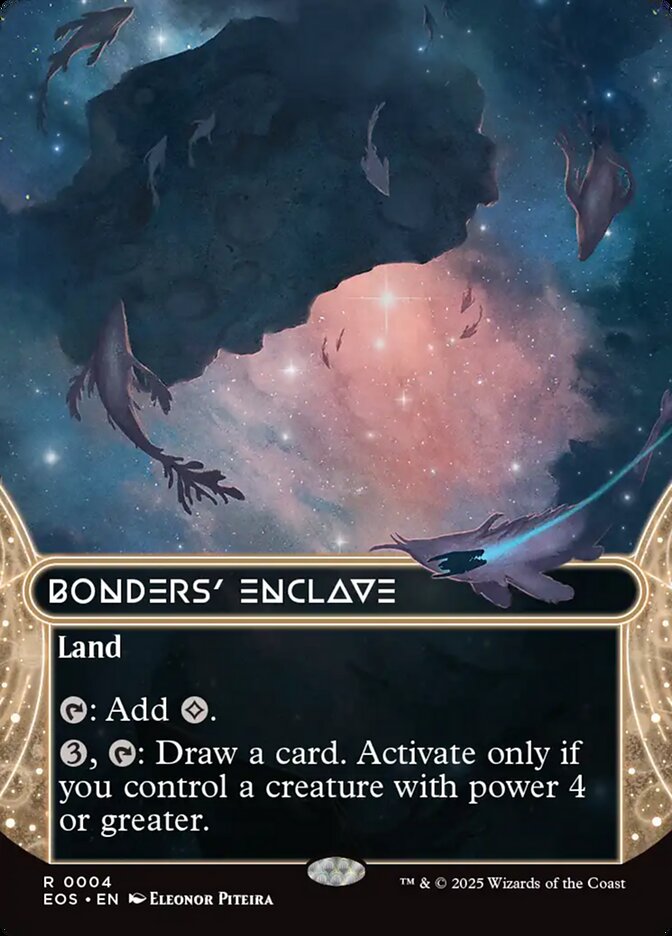 Bonders' Enclave 4 (Edge of Eternities: Stellar Sights)  - Borderless Foil | Good Games North