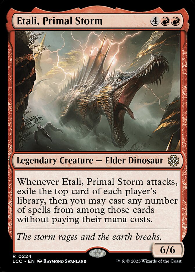 Etali, Primal Storm 224/370 (Commander: The Lost Caverns of Ixalan)  | Good Games North
