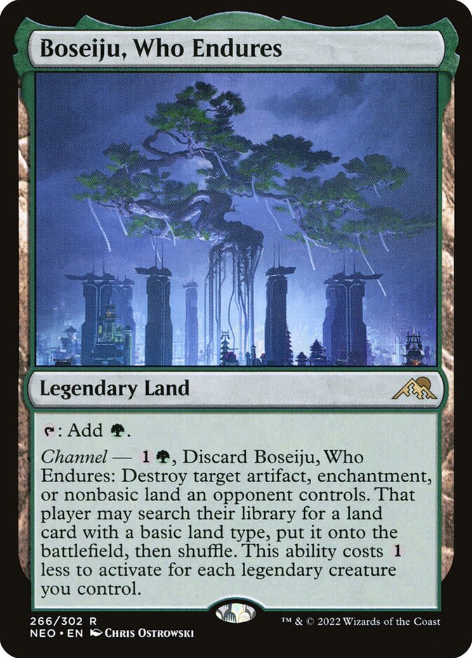 Boseiju, Who Endures 266/302 (Kamigawa: Neon Dynasty)  | Good Games North