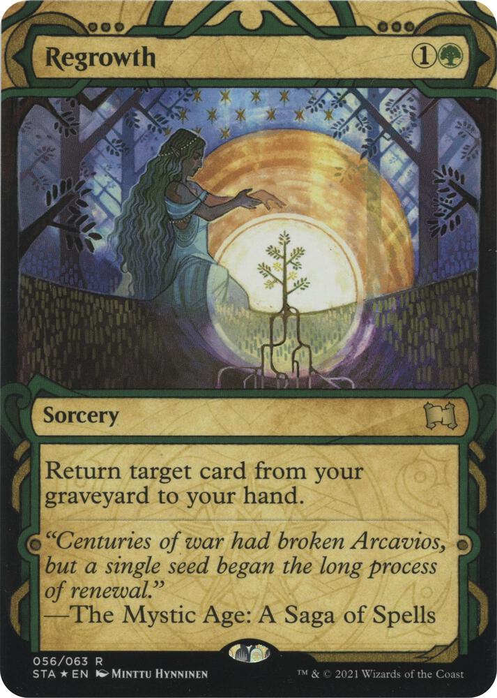 Regrowth Foil Etched 56 (Strixhaven: Mystical Archives)  - Foil | Good Games North