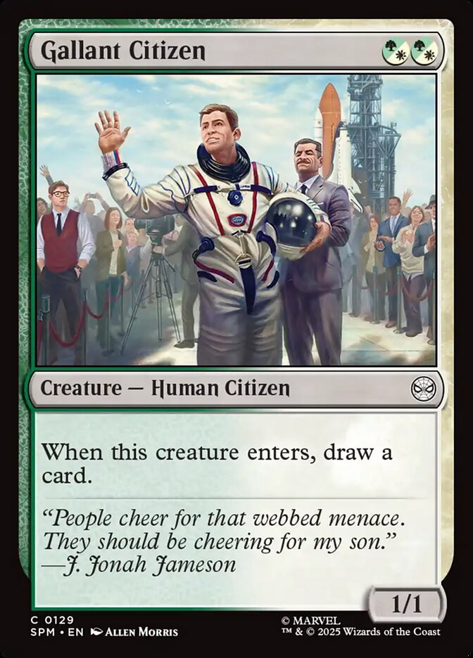 Gallant Citizen 129/198 (Marvel's Spider-Man)  - Foil | Good Games North
