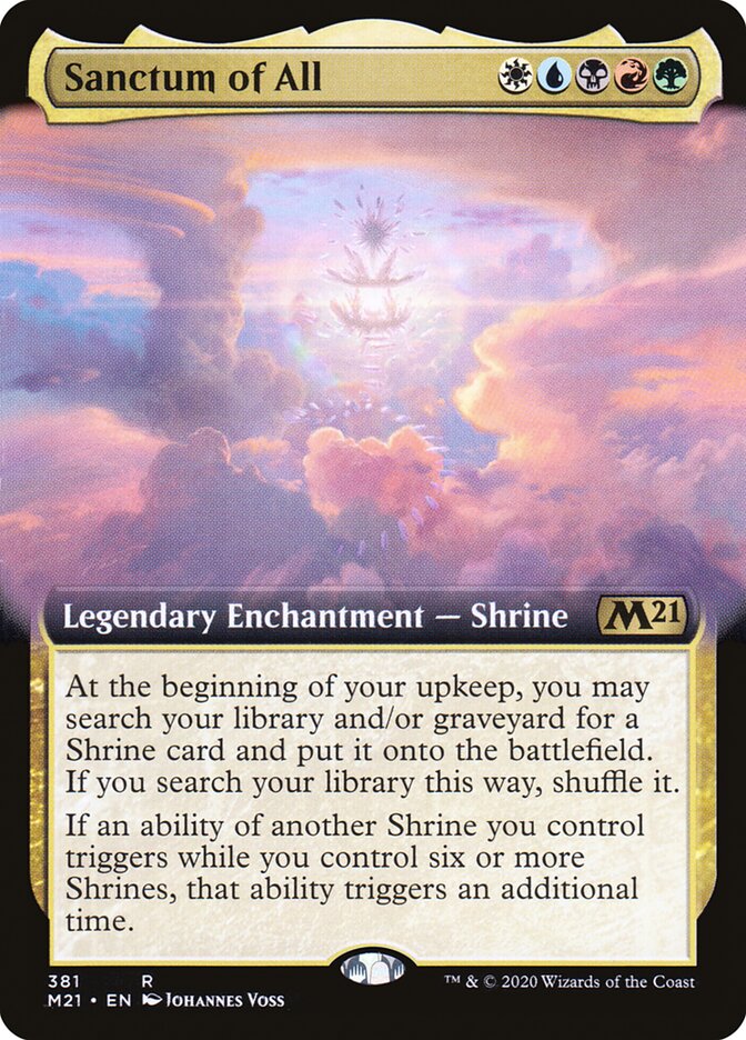 Sanctum of All 381/274 (Core Set 2021)  - Extended Art | Good Games North
