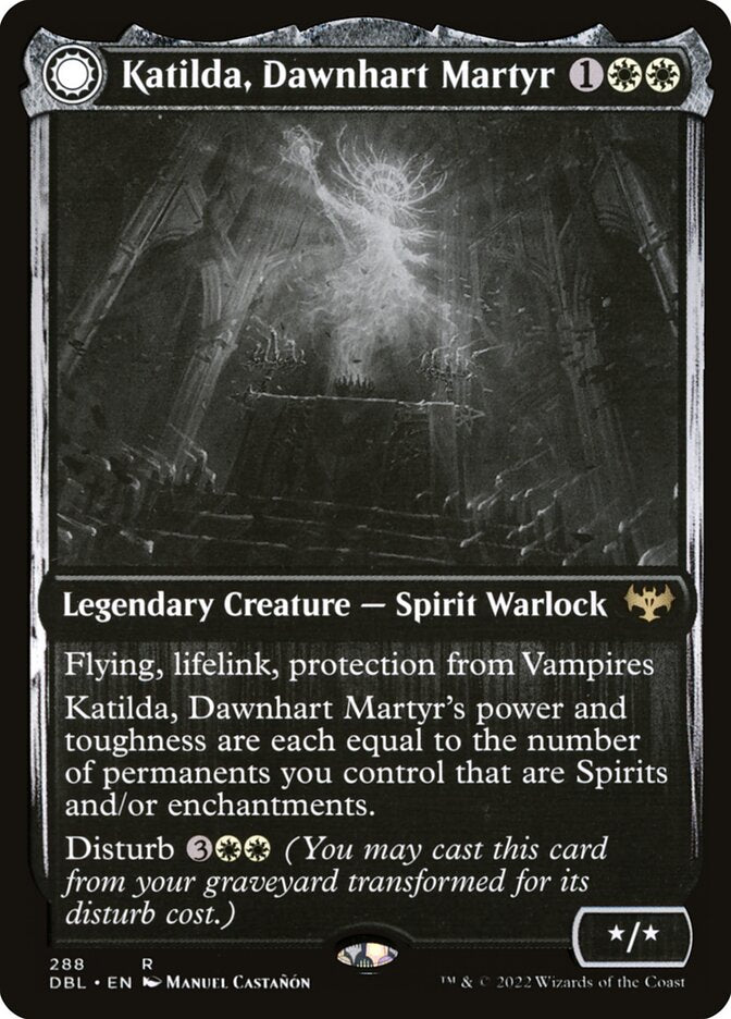 Katilda, Dawnhart Martyr // Katilda's Rising Dawn 288/534 (Innistrad: Double Feature)  | Good Games North