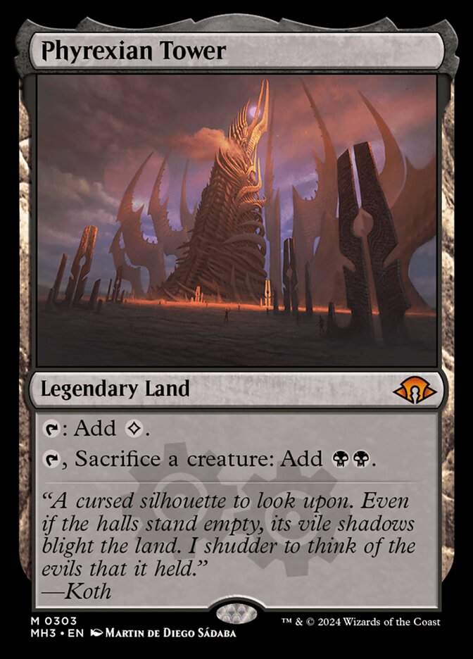 Phyrexian Tower 303/319 (Modern Horizons 3)  | Good Games North