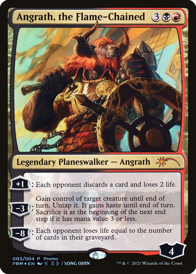 Angrath, the Flame-Chained 3/4 (Unique and Miscellaneous Promos)  - Foil | Good Games North