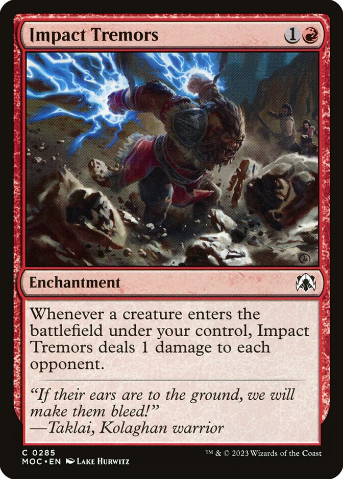 Impact Tremors 285/444 (Commander: March of the Machine)  | Good Games North