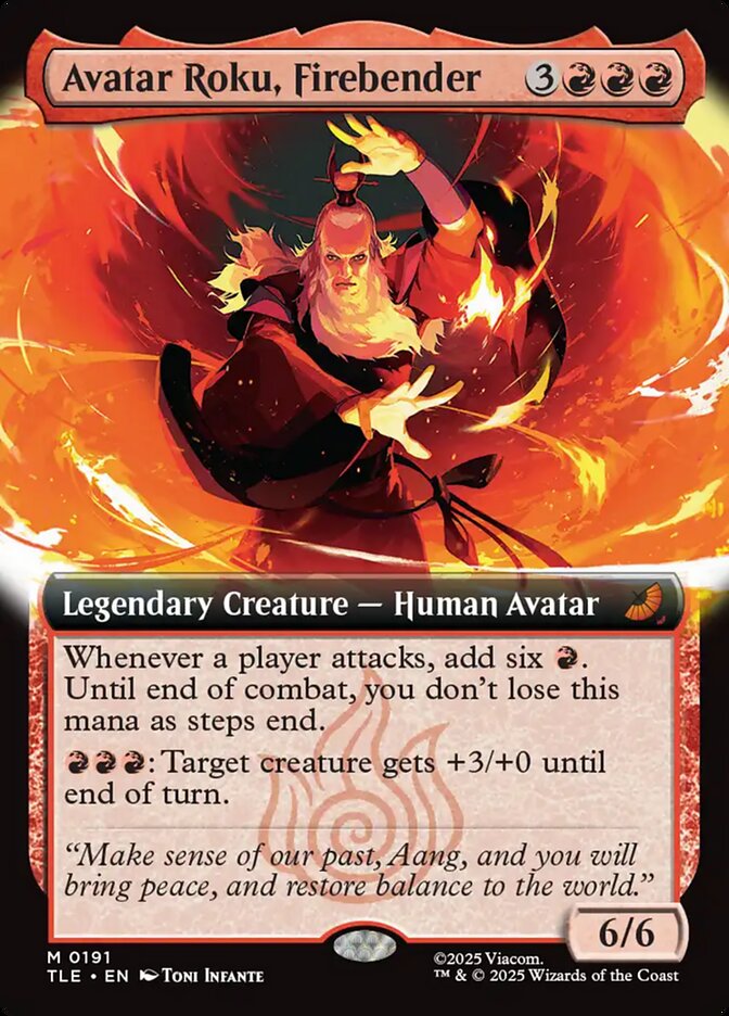 Avatar Roku, Firebender 191 (Avatar: The Last Airbender: Eternal-Legal)  - Extended Art  | Good Games North