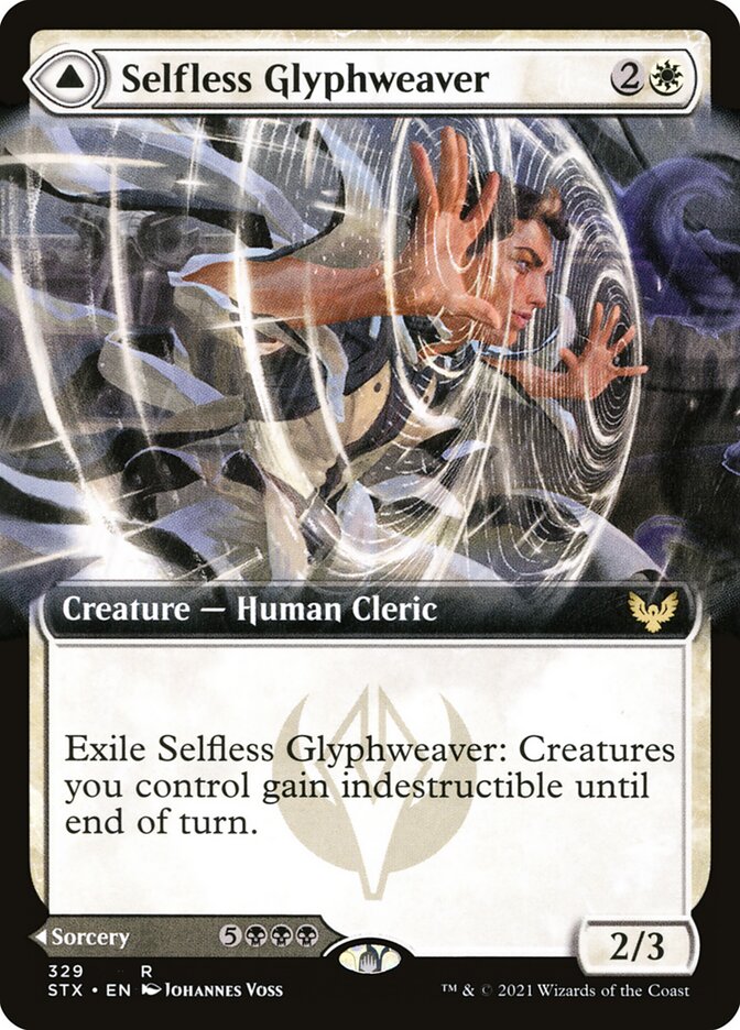 Selfless Glyphweaver // Deadly Vanity 329/275 (Strixhaven: School of Mages)  | Good Games North