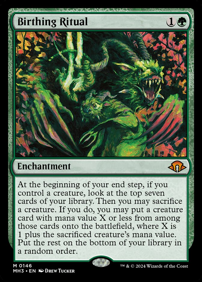 Birthing Ritual 146 (Modern Horizons 3)  - Foil | Good Games North