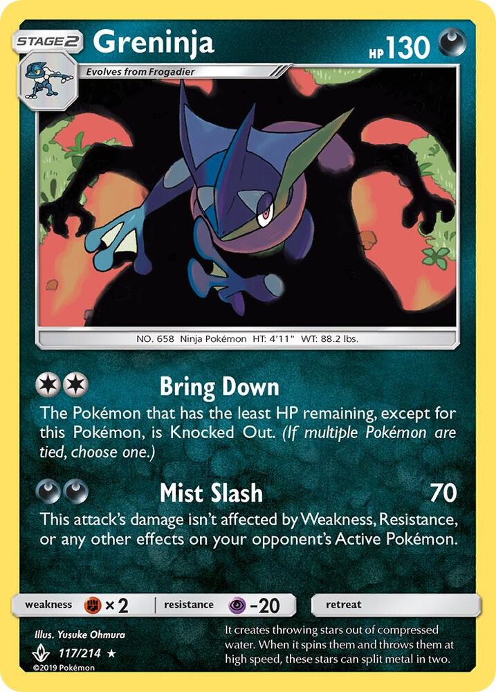 Greninja 117/214 (SM - Unbroken Bonds)  - Holofoil | Good Games North