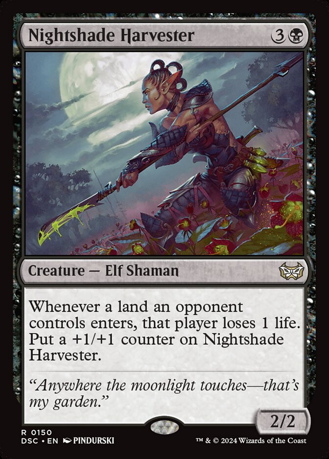 Nightshade Harvester 150/40 (Commander: Duskmourn: House of Horror)  | Good Games North