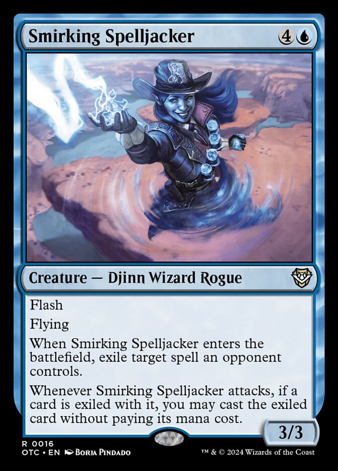 Smirking Spelljacker 16/342 (Commander: Outlaws of Thunder Junction)  | Good Games North
